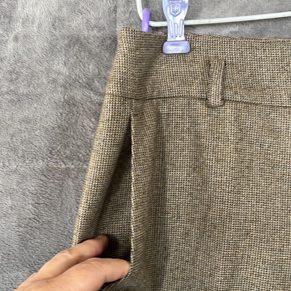 Adrienne Vittadini Women's Tweed Straight Leg Trousers Pants Pockets Lined FLAW - Picture 3 of 12